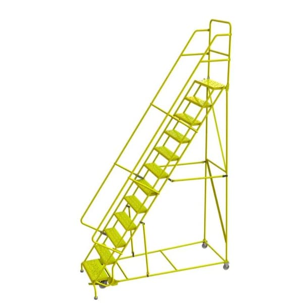 Step12 Steel Rolling Ladder, W/24"Wx10