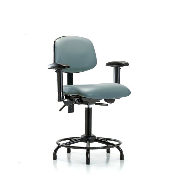 Vinyl Chair, Vinyl, Adjustable Arms