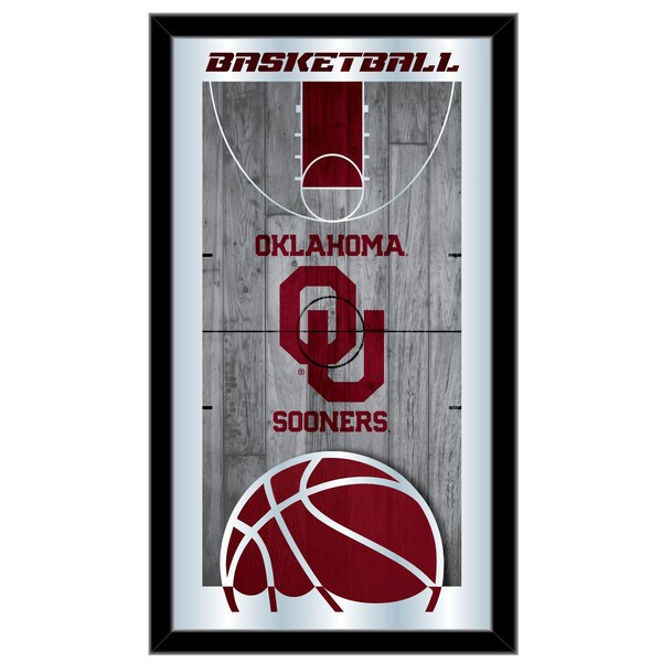 Oklahoma 15" x 26" Basketball Mirror