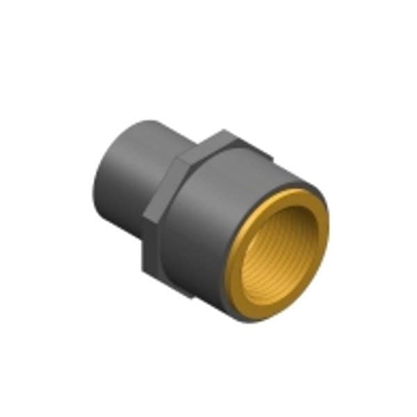 CPVC Transition Fitting, Schedule 80, 3/4" Pipe Size, FNPT x Spigot