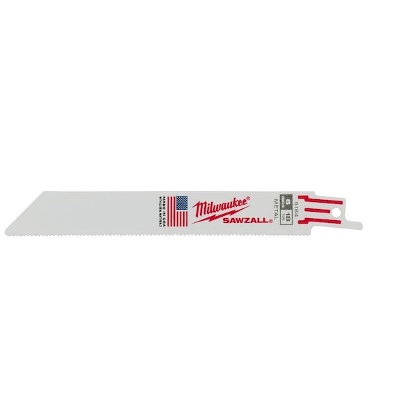 6" 18 TPI SAWZALL Blades (50 Pk)