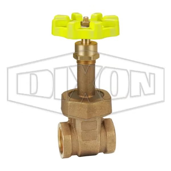 Gate Valve, 1 in, FNPT, Class 150, Bronze Body, Malleable Iron Hand wheel Actuator