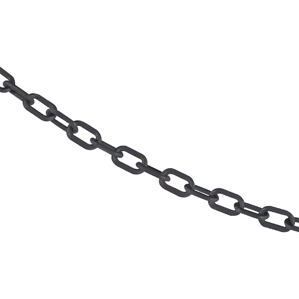 3/4" x 100' Slate Gray Plastic Safety Chain