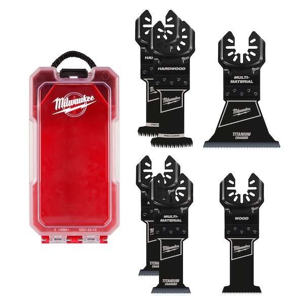 6 pc. OPEN-LOK Oscillating Multi-Tool Blade Set