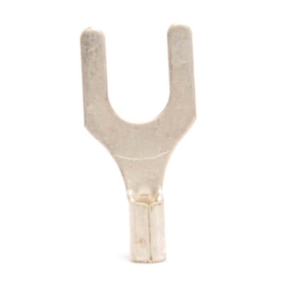 Fork Terminal, 1/4 in Stud Size, 14 AWG, 600 V, 1000 PK