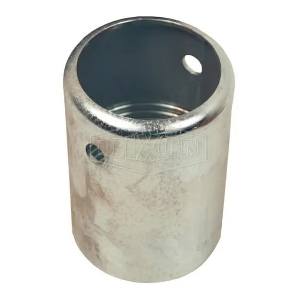 Holedall Long External Swage Ferrule, 2 ID x 2-41/64 to 2-48/64 OD in Nominal, Carbon Steel, Domest