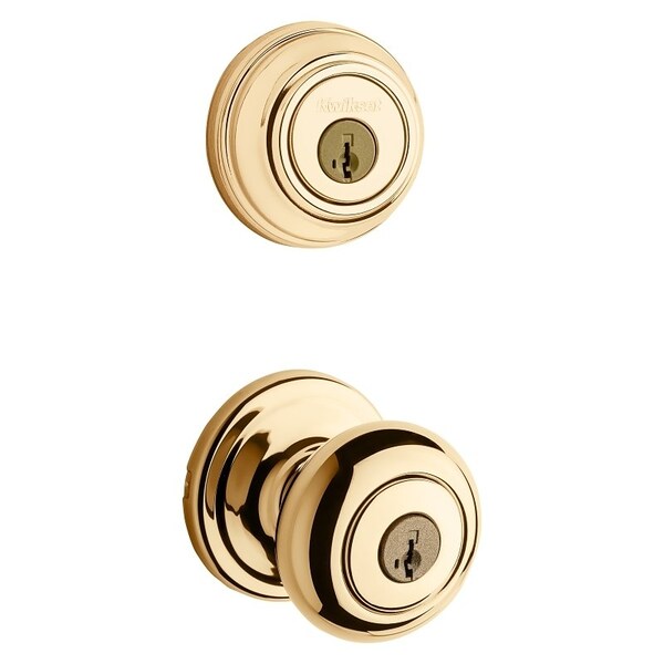 Signature Series 991J3SMTCP Knob Lockset, 2 Grade, Keyed Key, Polished Brass