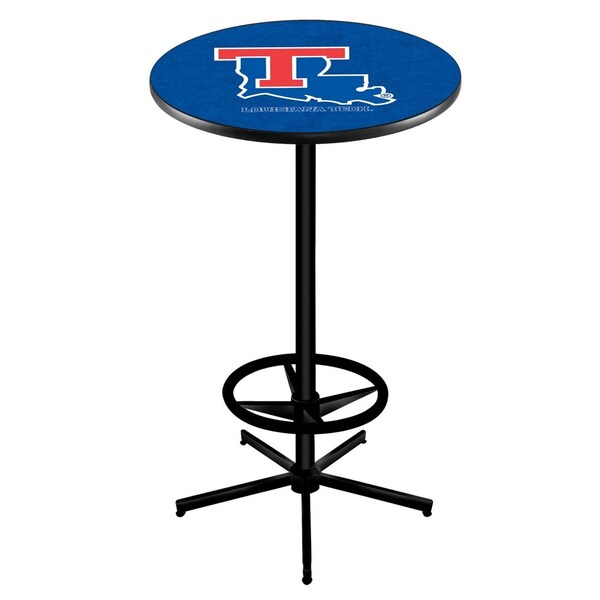 42" Black Louisiana Tech Pub Table