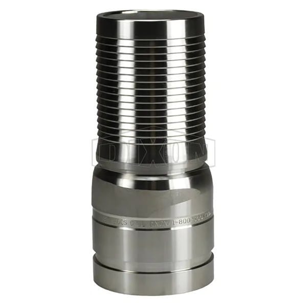 The Right Connection Crimp King Combination Nipple, 1-29/32 x 1-1/2 in, Hose Barb x Grooved End, Do
