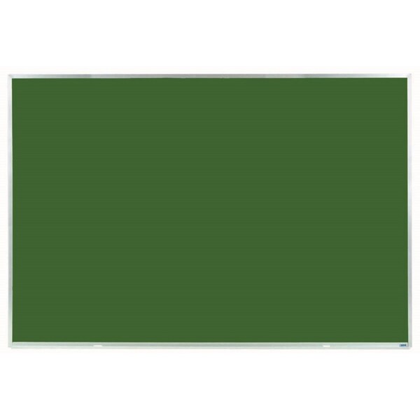 Porcelain on Steel Chalkboard Sating Anodize Aluminum Frame 48"x72" Green