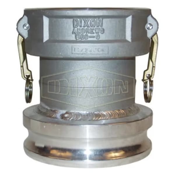 Type DA Cam and Groove Reducing Coupler, 6 x 3 in Nominal, Coupler x Adapter End Style, Aluminum, Do