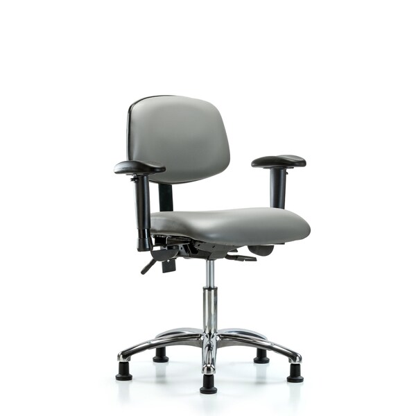 Vinyl Chair, Vinyl, Adjustable Arms