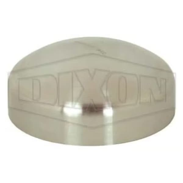 End Cap, Series: B16W, Fitting/Connector Type: Cap, 3 in Nominal Size, Butt Weld, 304 SS, Unpolished