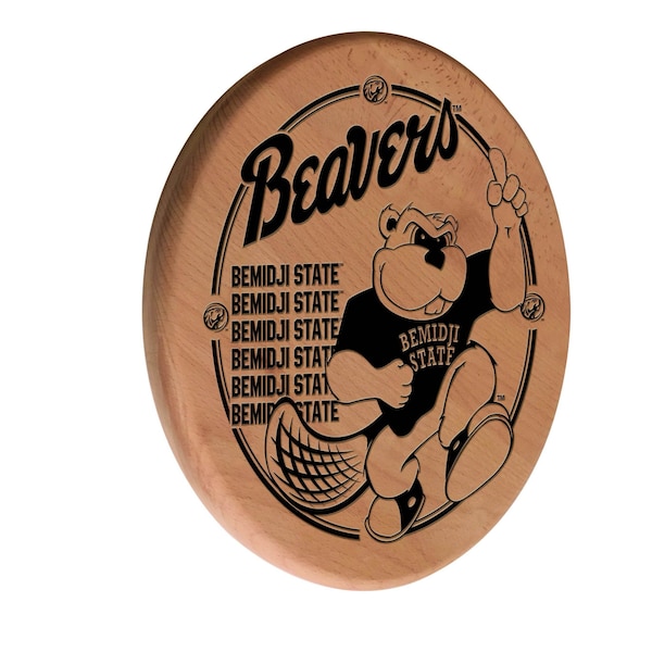 Bemidji State University 13" Laser Engraved Solid Wood Sign