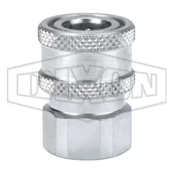 1/4 V COUP, 1/4 BSPP STEEL, UNVALVED