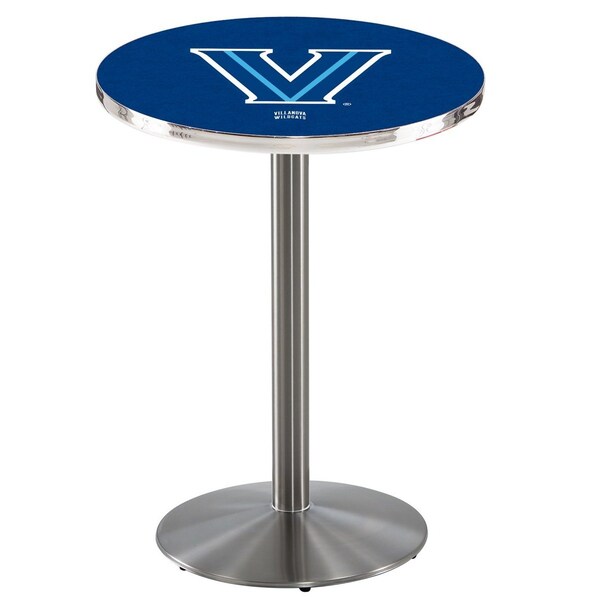 42" Stainless Steel Villanova Pub Table, 36" dia. Top