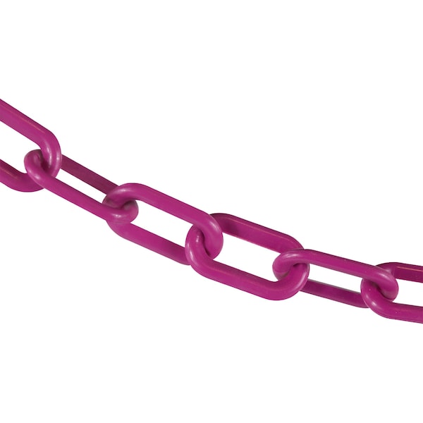 2" x 200' Magenta Plastic Safety Chain