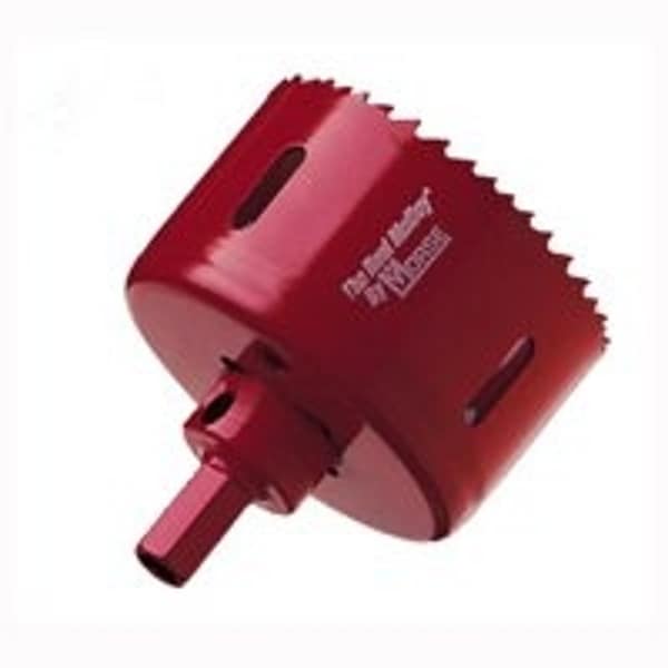 MORSE REAL McCOY TA96 Hole Saw with Arbor, 7/16 in Arbor, 1-15/16 in D Cutting, HSS Cutting Edge