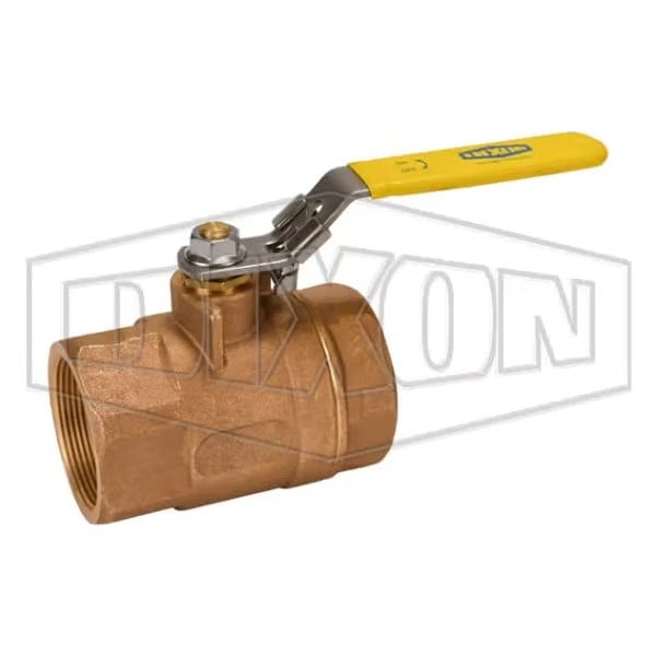 BBV Safety Vented Ball Valve, 2 in Nominal, FNPT End Style, Bronze Body, Standard Port, RTFE Softgoo