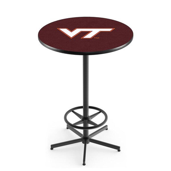 42" Black Virginia Tech Pub Table