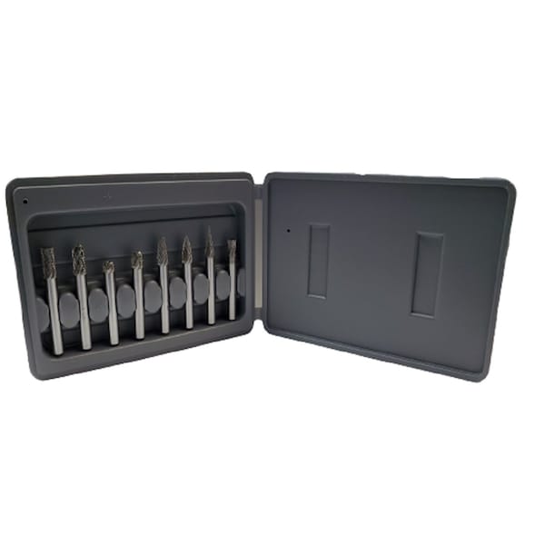 8 Piece Set Carbide Bur Set (SA1, SC1, SD1, SE1, SF1, SG1, SM2 and SN1)