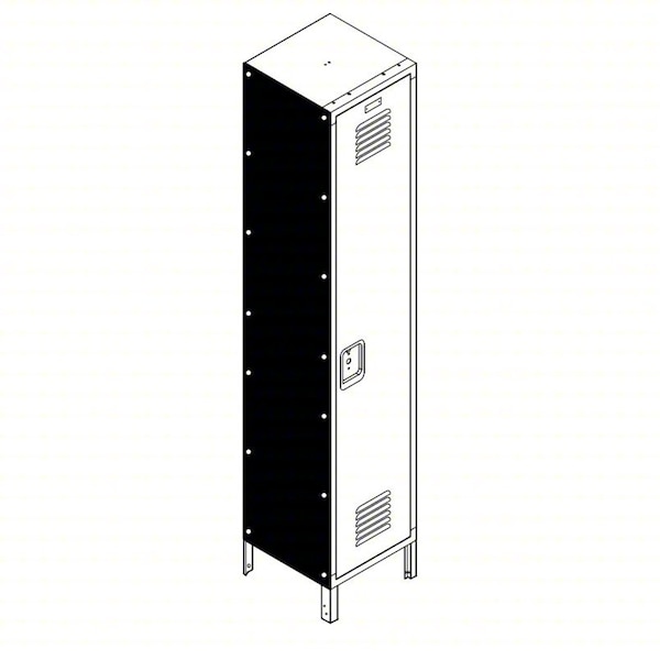 Locker Painted Side Panel