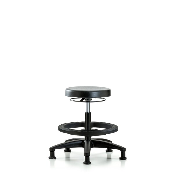 Bench Stool, Med, Poly, BF, Glides