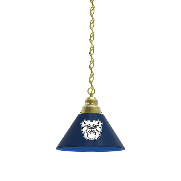 Butler University Pendant Light, Brass Fixture