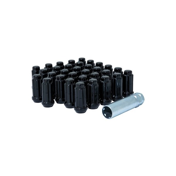 8 Lug Kit, 14 Millimeter X 1.5 Thread Size, 60 Degree Conical, Spline Drive, Spline Drive