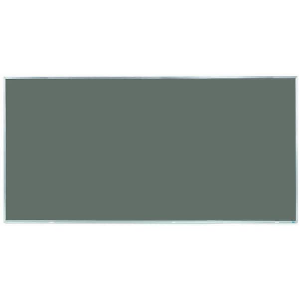 Porcelain on Steel Chalkboard Sating Anodize Aluminum Frame 48"x96" Slate