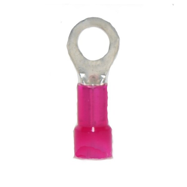 Ring Terminal, #10 Stud Size, 18 AWG, 600 V, Nylon Insulated, 1000 PK