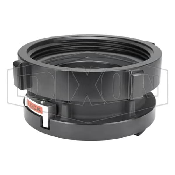 Rocker Lug Female Adapter with Buna-N Gasket, 5 x 6 in, Storz x Rigid Female NST NH, 70DegF