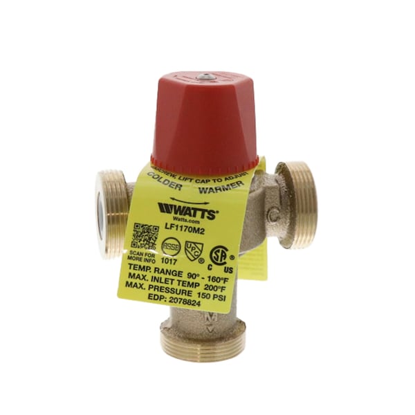 Mixing Valve, 90-160F, 3/4"