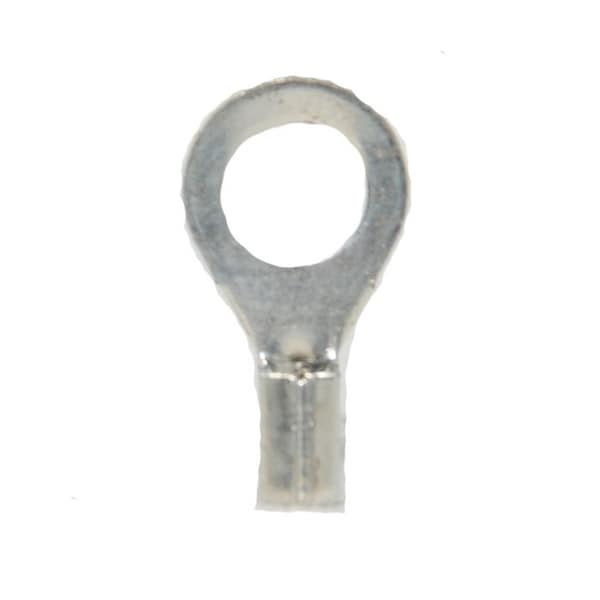 Ring Terminal, 1/4 in Stud Size, 14 AWG, 600 V, 1000 PK
