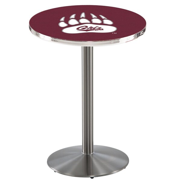 42" Stainless Steel Montana Pub Table, 36" dia. Top