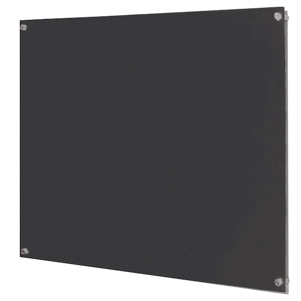 Black Pure Glass Markerboard 48"x48"