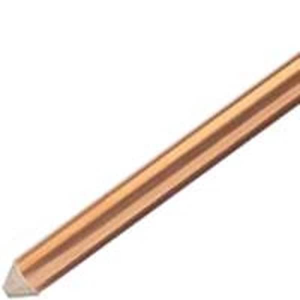 nVent  Grounding Rod, 58 in Dia Nominal, 4 ft L, Steel