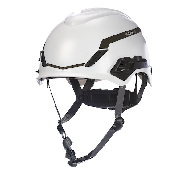 V-Gard H1 Safety Helmet, Novent, Fas-Trac III Pivot, ANSI, EN397, Type I, Class E, White