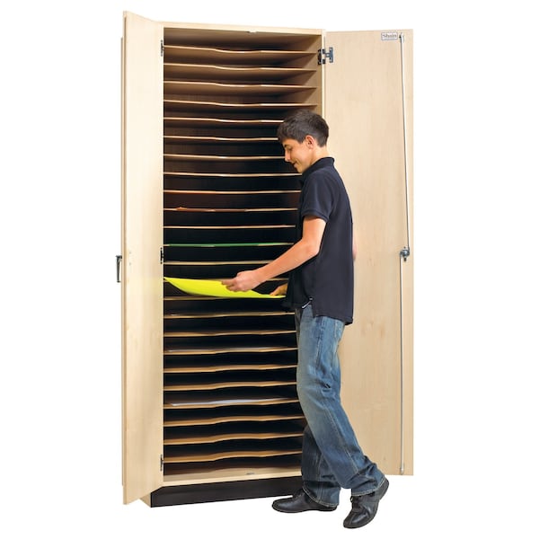 Shelving Storage Cabinet, 84 in H, 32 in W