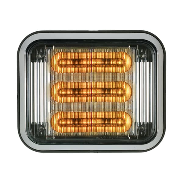 LED PrizmIi, Bzl, Clear Lens, Amb, REF12, 7"X9"