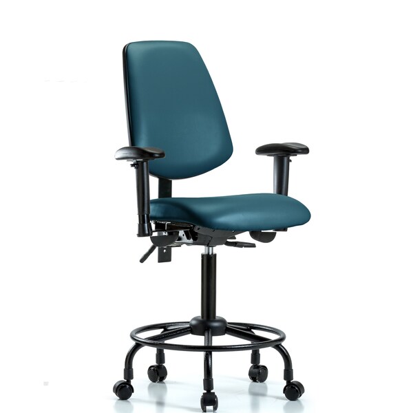 Vinyl Chair, Vinyl, Adjustable Arms