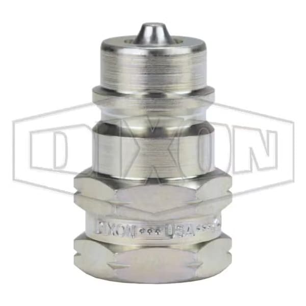 DQC K Interchange Female Plug, 1/2-14 Nominal, Female BSPP, Steel
