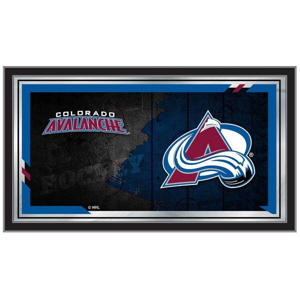 Colorado Avalanche 15" x 26" Hockey Collector Mirror by Holland Bar Stool Company