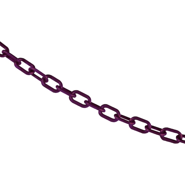 3/4" x 50' Purple Plastic Safety Chain