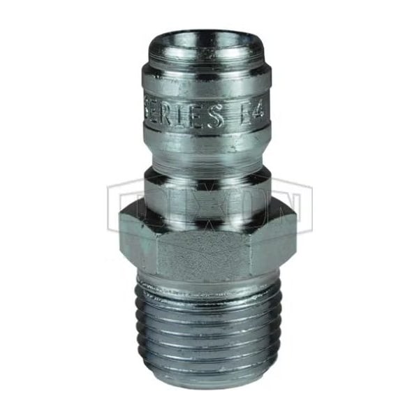 Straight Through Interchange Quick Connect Plug, 1-11-1/2 Nominal, MNPT, 303 SS, Domestic