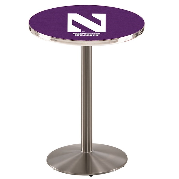 42" Stainless Steel Northwestern Pub Table, 36" dia. Top