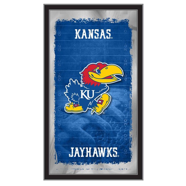 Kansas 15" x 26" Football Mirror