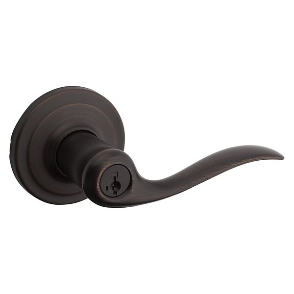 Signature Series Entry Lever Lockset, Venetian Bronze