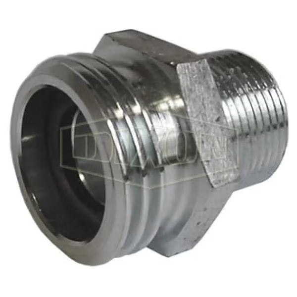 Adapter, 1-3/4 x 1-1/4 in, Male ACME x MNPT, Steel, Domestic