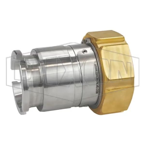 Mann-Tek by MannTek Tank Unit Dry Gas Quick Disconnect Adapter, 3-1/4 in Nominal, 316 SSss Stee